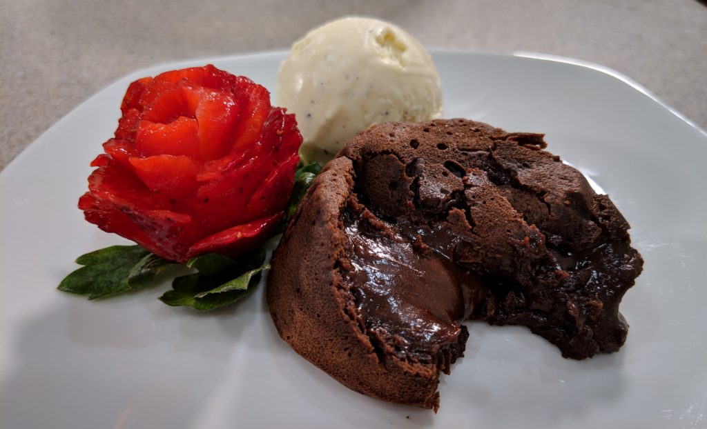 molten chocolate cake