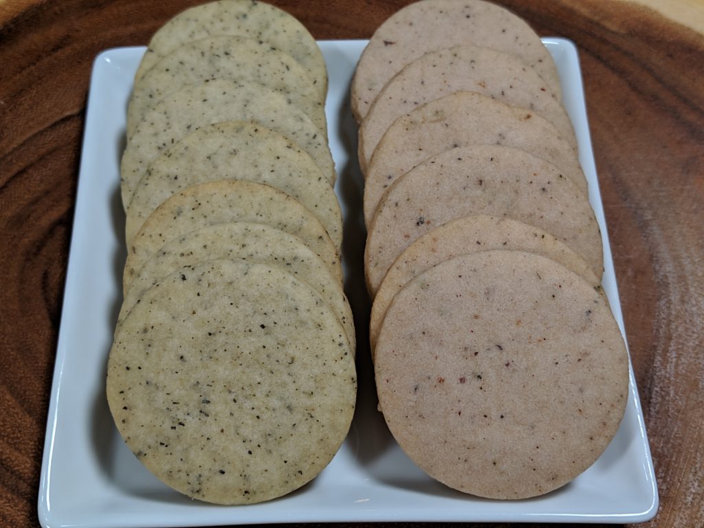 Earl Grey and Berry Hibiscus Tea Short bread cookies